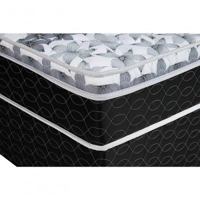 Cama Box + Colchão Castor Solteiro Class One Face Tecnopedic 88x188x52cm