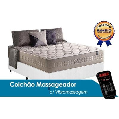 Cama Box Casal: Colchão Molas Ensacadas Anjos MasterPocket Commodite + Base CRC Courano White(138x188)