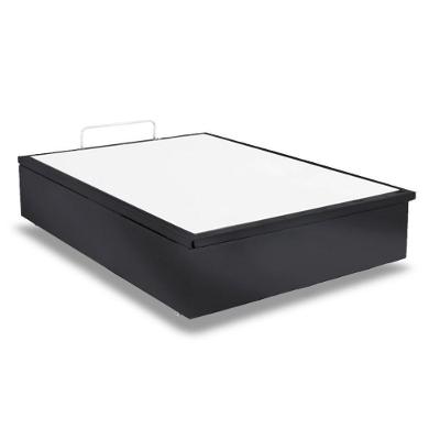 Cama Box Baú Casal Universal Suede Gray (138x188x35) - Ortobom