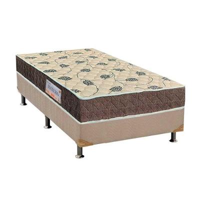 Cama Box Solteiro: Colchão Anatômico Orthoflex D33/EP Matera + Base CRC Suede Clean(88x188)