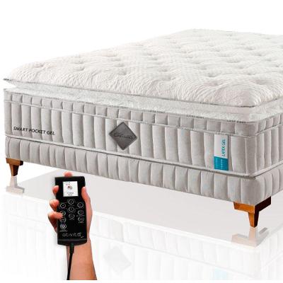 Colchão De Látex Pocket Qgel Plus Casal 138x188cm
