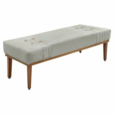 Calçadeira Recamier King 1,95m Gênova Cinza Prata Pallazio
