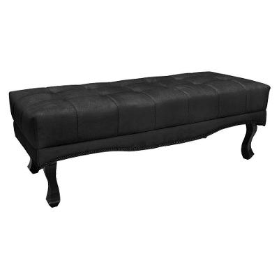 Calçadeira Recamier Casal 1,40M Cor Preto