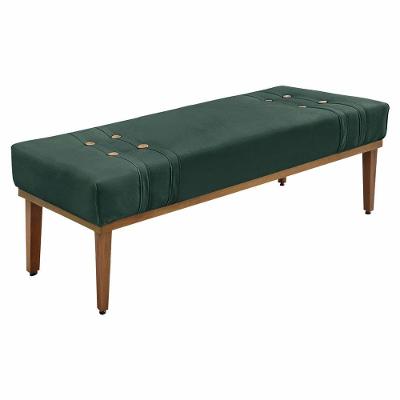 Calçadeira Recamier Casal 1,40m Gênova Verde Floresta