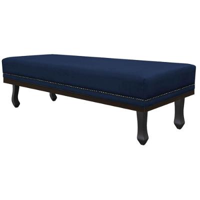 Calçadeira Casal P02 140cm - Doce Sonho Móveis Azul Marinho