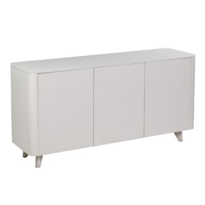 Buffet Luxemburgo Univ 150 Cm Tampo De Madeira Com Off White Acetinado