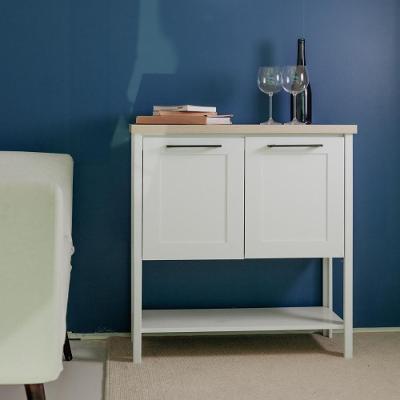 Aparador Buffet Ditália 2 Portas Bn-02 Cor:branco Branco