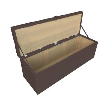 Kit Calçadeira e Painel Clean 140 Cm Suede Marrom D´rossi