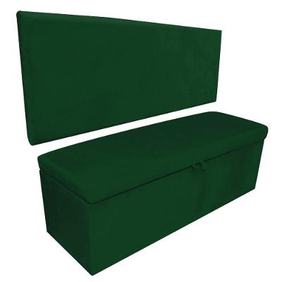 Kit Calçadeira e Painel Clean 140 Cm Suede Verde D´rossi