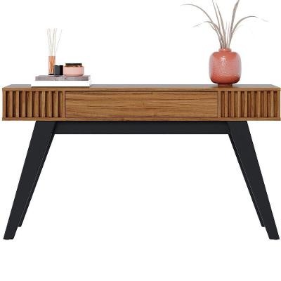 Aparador Para Sala 136 Cm Com Gaveta Riv1525 Noce Milano Clb Noce Milano
