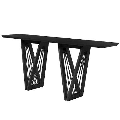 Aparador Decorativo 180cm Giaguaro Preto/ébano - Gran Belo
