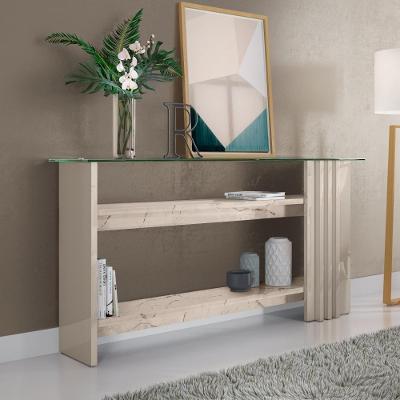 Aparador 2 Prateleiras Ulisses Calacata Off-white