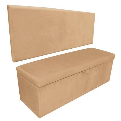 Kit Calçadeira Painel Clean 0,90cm Suede Caramelo Sisal