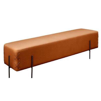 Recamier Eros Luxo Base Preto Castellar Móbile Caramelo