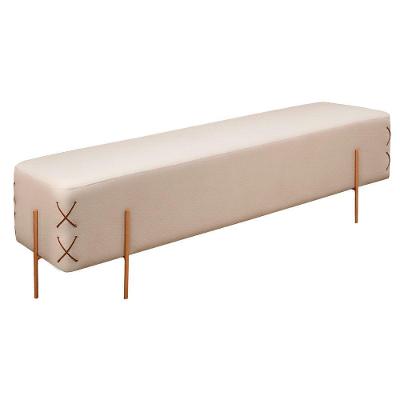 Recamier Eros Luxo Base Bronze Castellar Móbile Off White