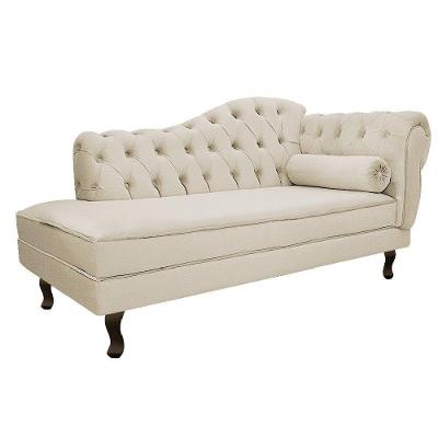 Recamier Diana 140cm Lado Esquerdo Corano Bege