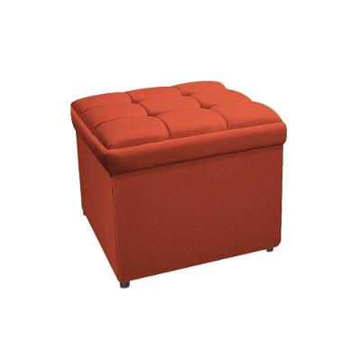 Calçadeira Copenhague 90cm Solteiro Suede Terracota