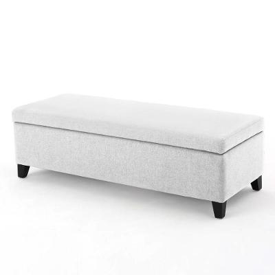 Recamier Bau Julia 1,20m Suede Branco - Inova Decor