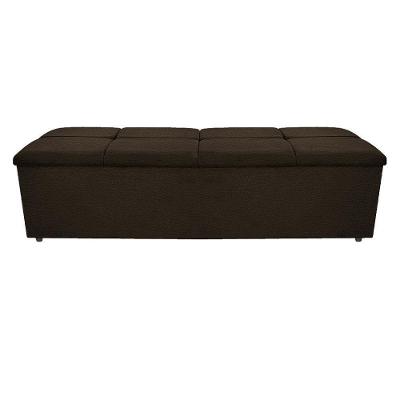 Calçadeira Munique 160cm Queen Size Corano Marrom