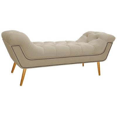 Calçadeira Estofada Veneza 195 Cm King Size Corano
