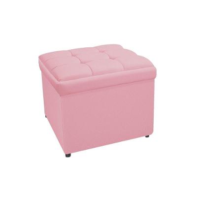 Calçadeira Copenhague 90cm Solteiro Suede Rosa Bebê