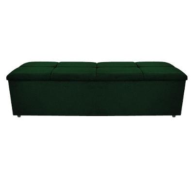 Calçadeira Munique 195 Cm King Size Suede Verde