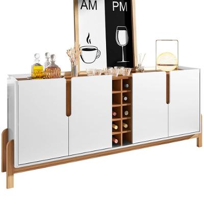 Buffet Aparador 190Cm Com Adega 050520 Branco Cedro Dcasa Branco Cedro