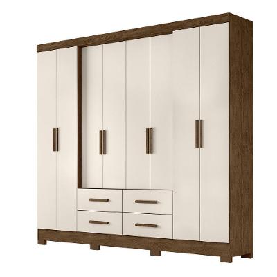 Guarda Roupa 8 Portas Plus Castanho Baunilha 941391