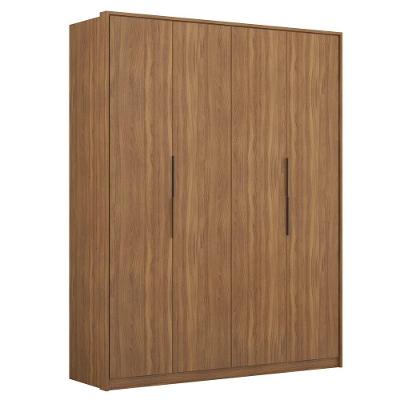 Guarda Roupa Casal 4 Portas Attore Amêndola Touch