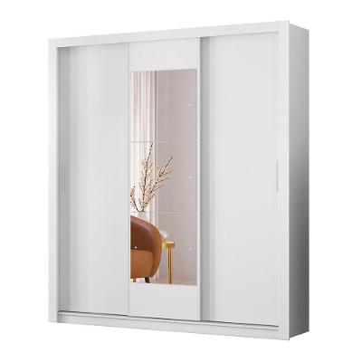 Guarda Roupa Casal 3 Portas Deslizantes Vero Branco 32270