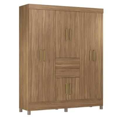 Guarda Roupa Casal 8 Portas Com Pés Munique Amêndola 82060