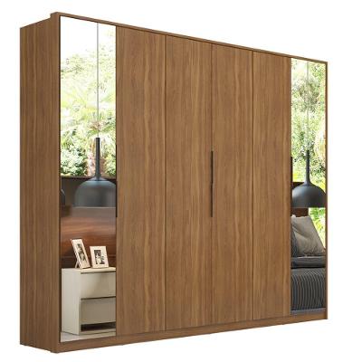 Guarda Roupa Casal 6 Portas 2 Espelhos Amêndola Touch
