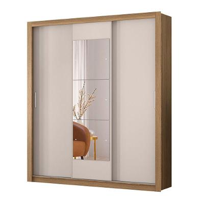 Guarda Roupa Casal 3 Portas Deslizantes Vero Off White