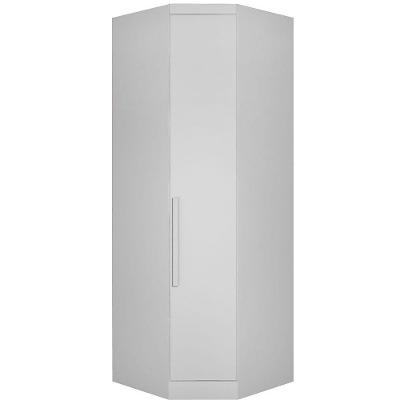 Modulo Canto Obliquo Para Guarda-roupa Com 01 Porta Branco