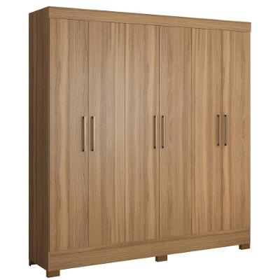 Guarda Roupa 6 Portas 3 Gavetas Pratico Amendola Touch