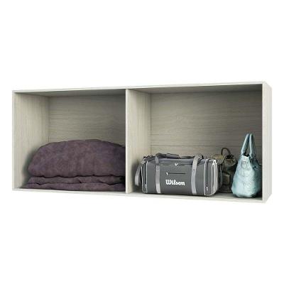Guarda Roupa Sapateira Modulado 50cm 1 Porta Alpes Luciane Móveis Branco Pf Com Rosa Pf