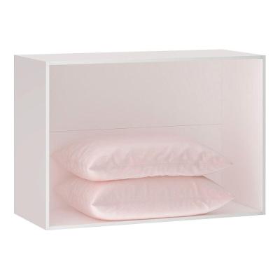 Guarda Roupa Sapateira Modulado 50cm 1 Porta Alpes Luciane Móveis Branco Pf Com Verde Pf