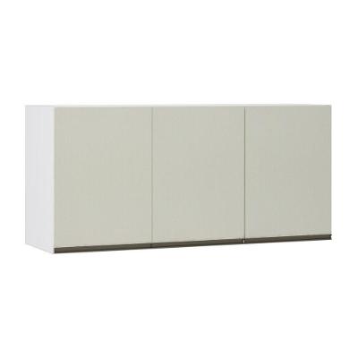 Maleiro Ponte Aérea 3 Portas 145cm Branco C/Kashmir