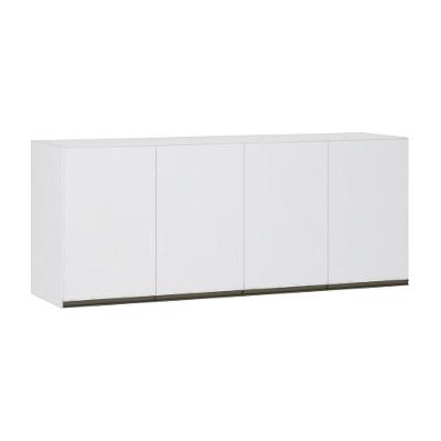 Maleiro Ponte Aérea 4 Portas 165cm Branco C/Branco