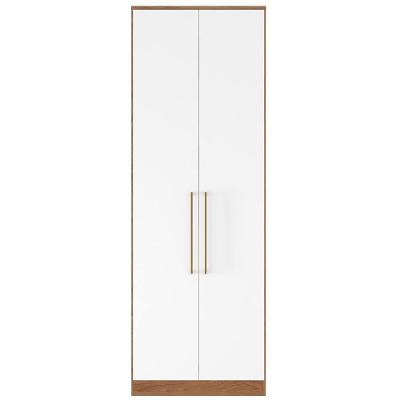 Guarda Roupa 2 Portas 71140k Amendola Branco Demartez Amendo