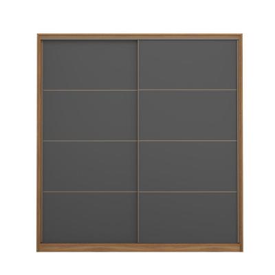 Guarda Roupa Casal Belga Flex 2 Pt 3 Gv Demartêz/grafito