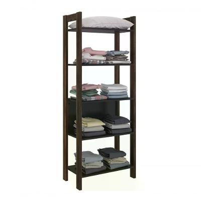 Guarda Roupa Modulado Closet 5 Prateleiras Az1005 Preto Noga