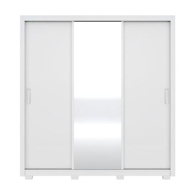 Guarda Roupa Casal 3 Portas Residence C/ Pés 32230pe Branco