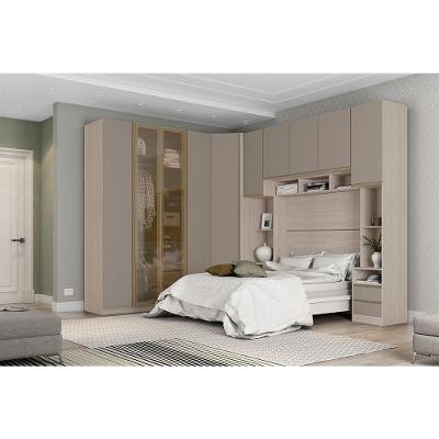 Guarda Roupa Casal De Canto Vidro Reflecta 9 Portas Crema