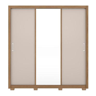 Guarda Roupa Casal 3 Portas Residence C/ Pés 32230pe Off White