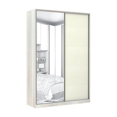 Guarda-roupa 2 Portas De Correr 160Cm Crema Com Kashmir