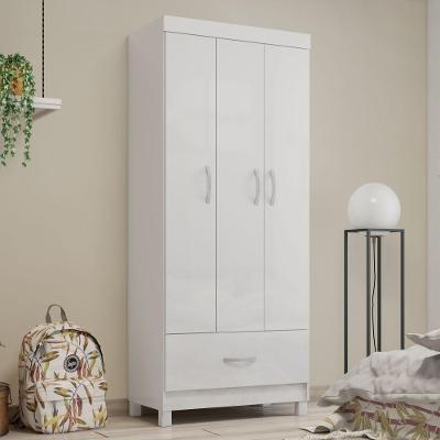 Roupeiro 3 Portas Davis Branco