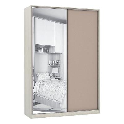Guarda-roupa 2 Portas De Correr 160Cm Crema Com Connect