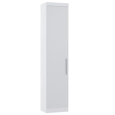 Guarda Roupa Sapateira Modulado 50cm 1 Porta Alpes Luciane Móveis Branco Pf Com Branco Pf