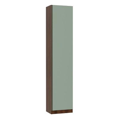 Guarda Roupa Sapateira 1 Porta 50cm Dourado Com Verde Jade